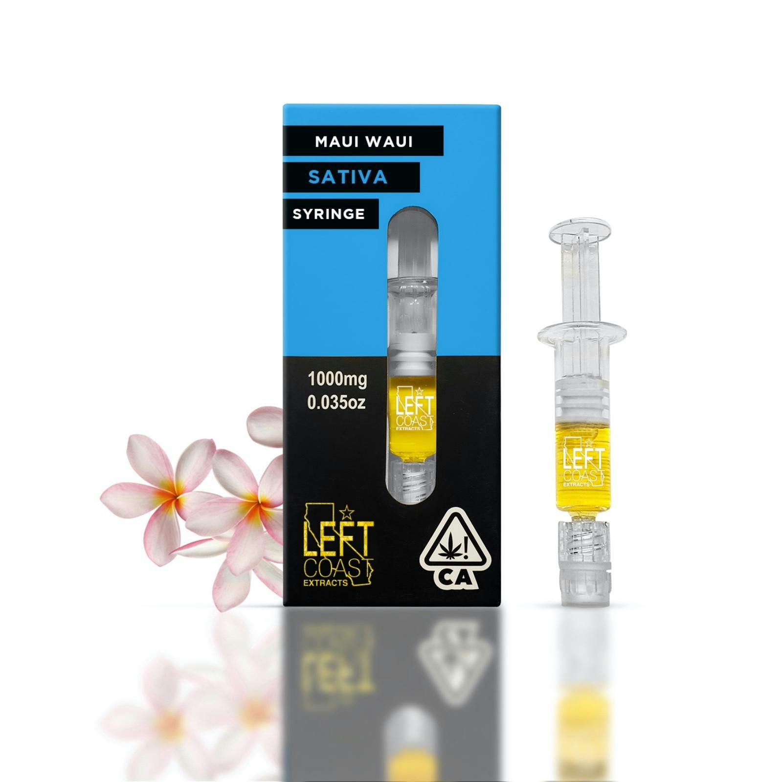 Left Coast Extracts Maui Waui Distillate Syringe 1g Leafly